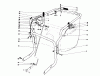 Toro 62912 - 5 hp Lawn Vacuum, 1983 (3000001-3999999) Ersatzteile HANDLE ASSEMBLY (MODEL 62923)