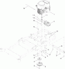 Toro 74924 (ZX5420) - TITAN ZX5420 Zero-Turn-Radius Riding Mower, 2011 (311000001-311999999) Ersatzteile ENGINE, MUFFLER AND CLUTCH ASSEMBLY