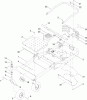 Toro 74924 (ZX5420) - TITAN ZX5420 Zero-Turn-Radius Riding Mower, 2011 (311000001-311999999) Ersatzteile MAIN FRAME ASSEMBLY