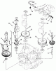 Toro Y1-12OE01 (612-Z) - 612-Z Tractor, 1990 Ersatzteile CRANKSHAFT & CAMSHAFT-612-Z