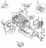 Toro Y1-12OE01 (612-Z) - 612-Z Tractor, 1990 Ersatzteile ENGINE CYLINDER BLOCK-616-Z