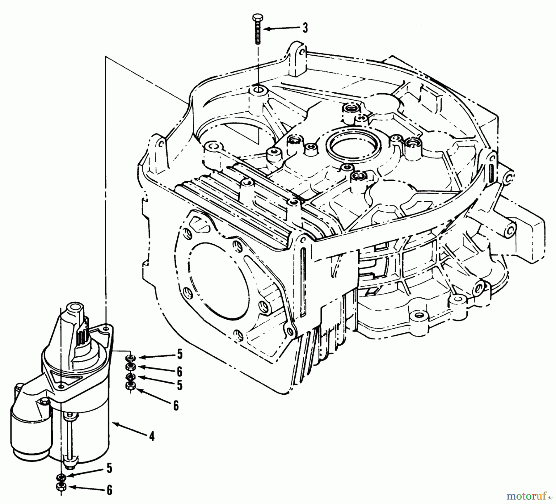 Toro Neu Mowers, Zero-Turn Y1-12OE01 (612-Z) - Toro 612-Z Tractor, 1990 STARTER-612-Z