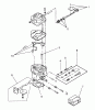 Toro Y1-16OE03 (616-Z) - 616-Z Tractor, 1991 (1000001-1999999) Ersatzteile CARBURETOR COMPONENTS-616-Z, 620-Z