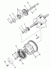 Toro Y1-16OE03 (616-Z) - 616-Z Tractor, 1991 (1000001-1999999) Ersatzteile CRANKSHAFT, CAMSHAFT AND FLYWHEEL-616-Z, 620-Z