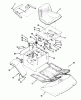 Toro Y1-16OE03 (616-Z) - 616-Z Tractor, 1991 (1000001-1999999) Ersatzteile FENDERS, FLOOR PAN AND SEAT