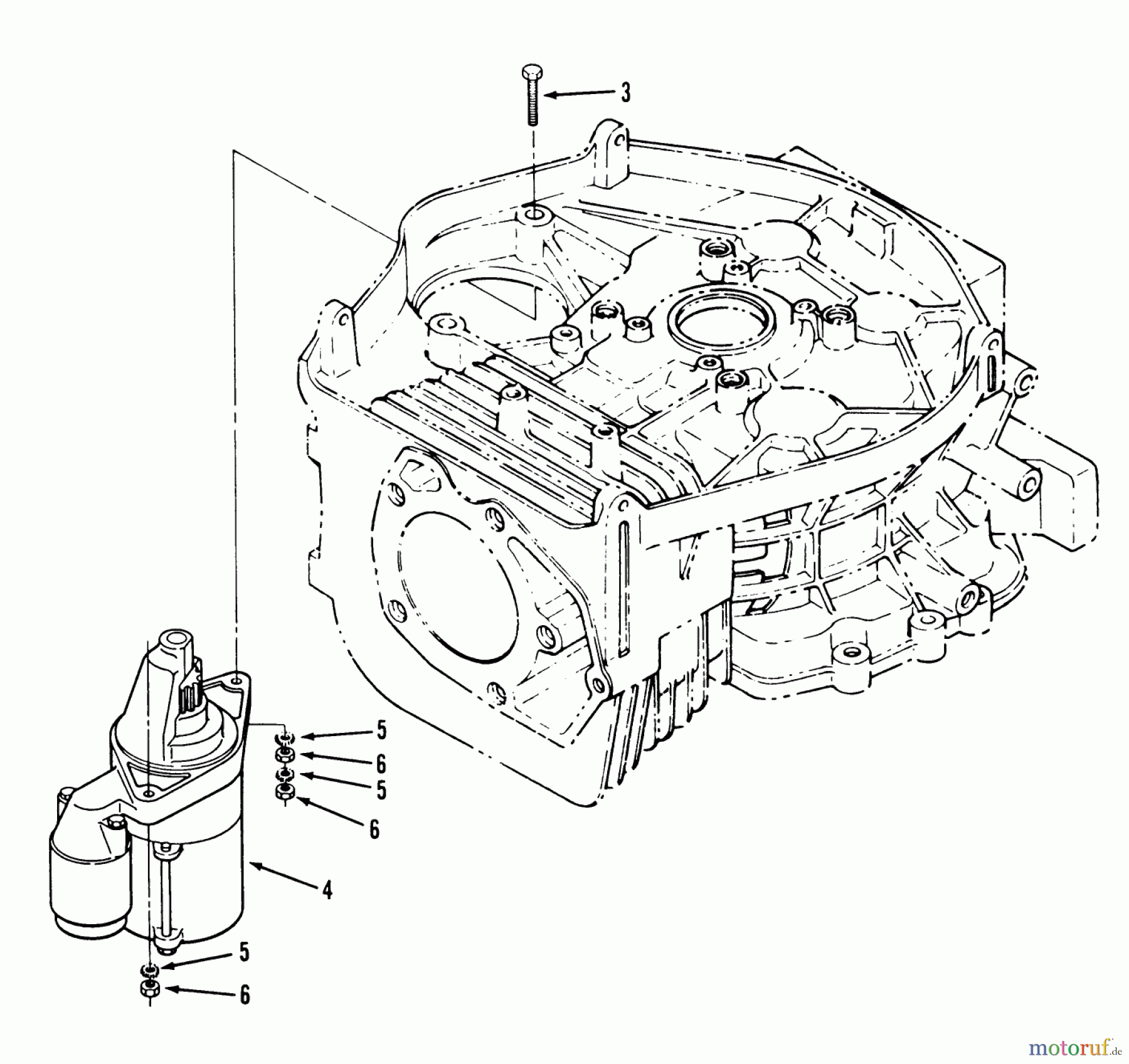 Toro Neu Mowers, Zero-Turn Y1-16OE03 (616-Z) - Toro 616-Z Tractor, 1991 (1000001-1999999) STARTER-612-Z