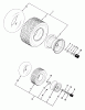 Toro Y1-16OE03 (616-Z) - 616-Z Tractor, 1991 (1000001-1999999) Ersatzteile WHEELS AND TIRES