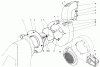 Toro 62923 - 5 hp Lawn Vacuum, 1984 (4000001-4999999) Ersatzteile BLOWER ASSEMBLY (MODEL 62912 & 62923)