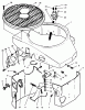 Toro Y1-16OE04 (616-Z) - 616-Z Tractor, 1992 (2000001-2999999) Ersatzteile COVERS, FUEL PUMP, COIL, REGULATOR & GOVERNOR LINKAGE ASSEMBLY