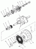 Toro Y1-16OE04 (616-Z) - 616-Z Tractor, 1992 (2000001-2999999) Ersatzteile CRANKSHAFT, CAMSHAFT & FLYWHEEL ASSEMBLY