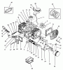 Toro Y1-16OE04 (616-Z) - 616-Z Tractor, 1992 (2000001-2999999) Ersatzteile ENGINE CYLINDER BLOCK ASSEMBLY