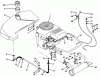 Toro Y1-16OE04 (616-Z) - 616-Z Tractor, 1992 (2000001-2999999) Ersatzteile ENGINE & FUEL SYSTEM ASSEMBLY