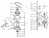 Toro Y1-16OE04 (616-Z) - 616-Z Tractor, 1992 (2000001-2999999) Ersatzteile PTO ELECTRIC CLUTCH & DRIVE ASSEMBLY