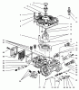 Toro Y1-16OE04 (616-Z) - 616-Z Tractor, 1992 (2000001-2999999) Ersatzteile TRANSMISSION ASSEMBLY EATON MODEL 781-016 #1