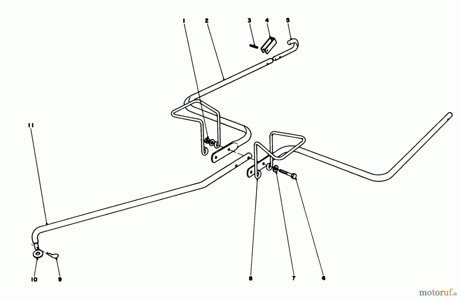 Toro Neu Blowers/Vacuums/Chippers/Shredders 62923 - Toro 5 hp Lawn Vacuum, 1984 (4000001-4999999) HITCH KIT (MODEL 59087) (OPTIONAL)