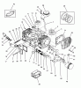 Toro Y1-16OEE4 (616-Z) - 616-Z Tractor, 1992 (2000001-2999999) Ersatzteile ENGINE CYLINDER BLOCK ASSEMBLY