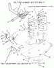 Toro Z1-18KE01 (718-Z) - 718-Z Tractor, 1986 Ersatzteile MOWER SPINDLE AND BELTS