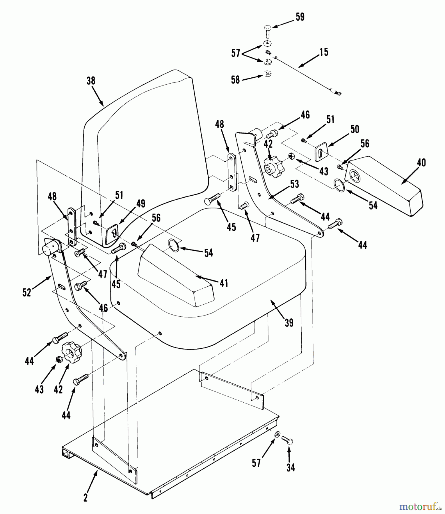 Toro Neu Mowers, Zero-Turn Z1-18KE02 (718-Z) - Toro 718-Z Tractor, 1987 SEAT