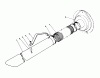 Toro 62923 - 5 hp Lawn Vacuum, 1985 (5000001-5999999) Ersatzteile VACUUM HOSE KIT (MODEL 59085)(OPTIONAL)