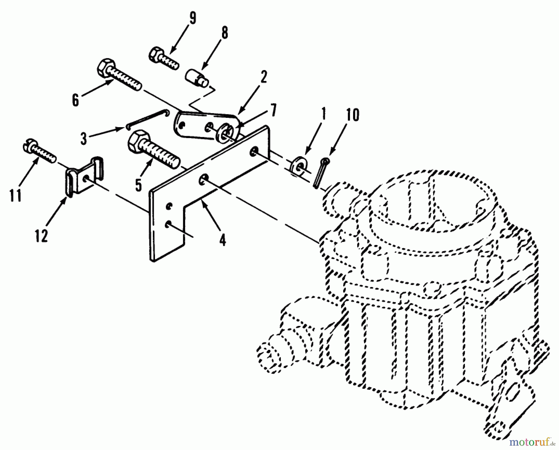  Toro Neu Mowers, Zero-Turn Z1-24OE03 (724-Z) - Toro 724-Z Tractor, 1990 CHOKE LINKAGE