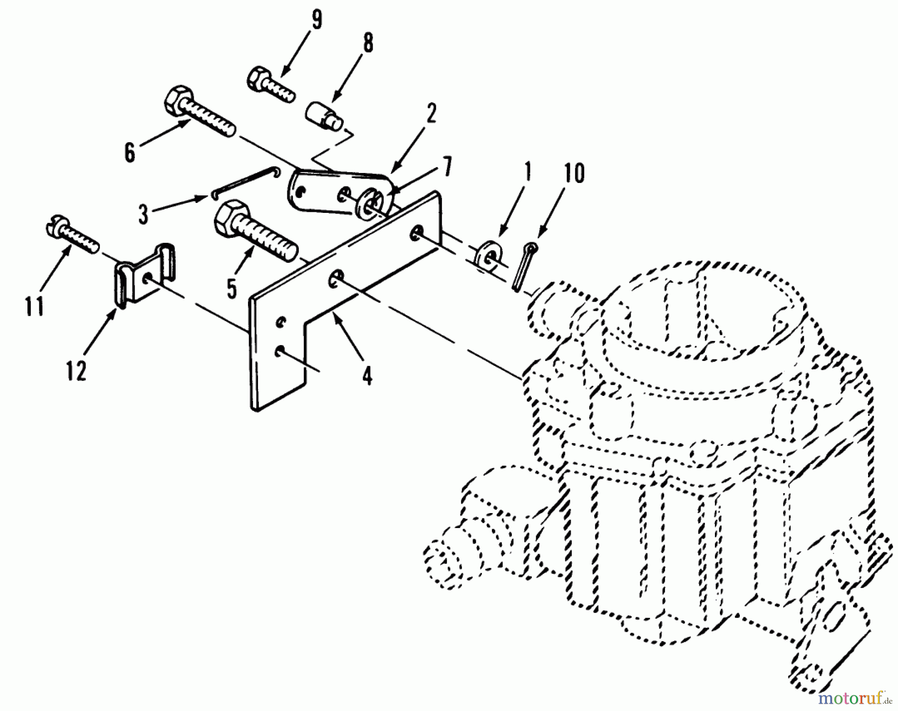 Toro Neu Mowers, Zero-Turn Z1-24OE04 (724-Z) - Toro 724-Z Tractor, 1991 (1000001-1999999) CHOKE LINKAGE
