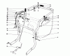 Toro 62912 - 5 hp Lawn Vacuum, 1987 (7000001-7999999) Ersatzteile CONTROLS AND HANDLE ASSEMBLY (MODEL 62923)