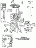 Toro 62912 - 5 hp Lawn Vacuum, 1987 (7000001-7999999) Ersatzteile ENGINE BRIGGS & STRATTONMODEL NO. 130202-1640-01