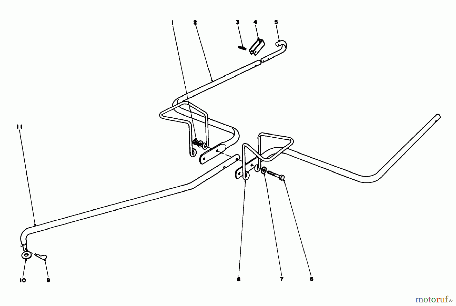 Toro Neu Blowers/Vacuums/Chippers/Shredders 62912 - Toro 5 hp Lawn Vacuum, 1987 (7000001-7999999) HITCH KIT (MODEL 59087) (OPTIONAL)