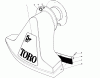 Toro 62912 - 5 hp Lawn Vacuum, 1987 (7000001-7999999) Ersatzteile SNOUT ASSEMBLY (MODELS 62912 & 62923)