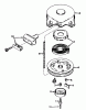 Toro 31301 - Snowhound, 1968 (8000001-8999999) Ersatzteile REWIND STARTER NO. 590420