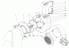 Toro 62912 - 5 hp Lawn Vacuum, 1991 (1000001-1999999) Ersatzteile BLOWER ASSEMBLY (MODEL 62912 & 62923)