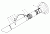 Toro 62912 - 5 hp Lawn Vacuum, 1991 (1000001-1999999) Ersatzteile VACUUM HOSE KIT (MODEL 59085 OPTIONAL)