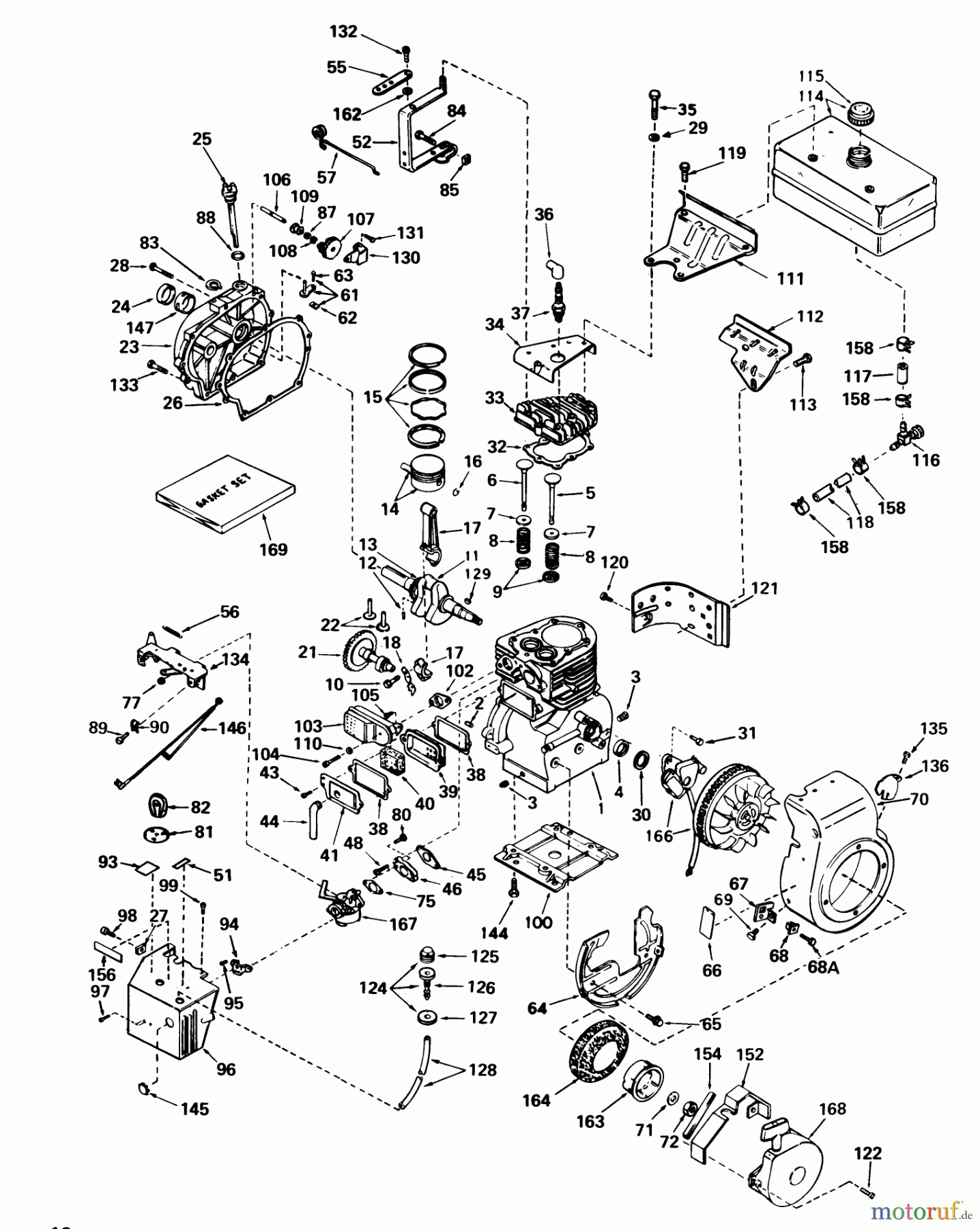 Toro Neu Snow Blowers/Snow Throwers Seite 1 31625 (524) - Toro 524 Snowthrower, 1977 (7000001-7999999) ENGINE TECUMSEH MODEL NO. H70-130176D (7 H.P. SNOWTHROWER MODEL NO. 31677)