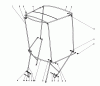Toro 31625 (524) - 524 Snowthrower, 1977 (7000001-7999999) Ersatzteile SNOW CAB ASSEMBLY MODEL 12-8100