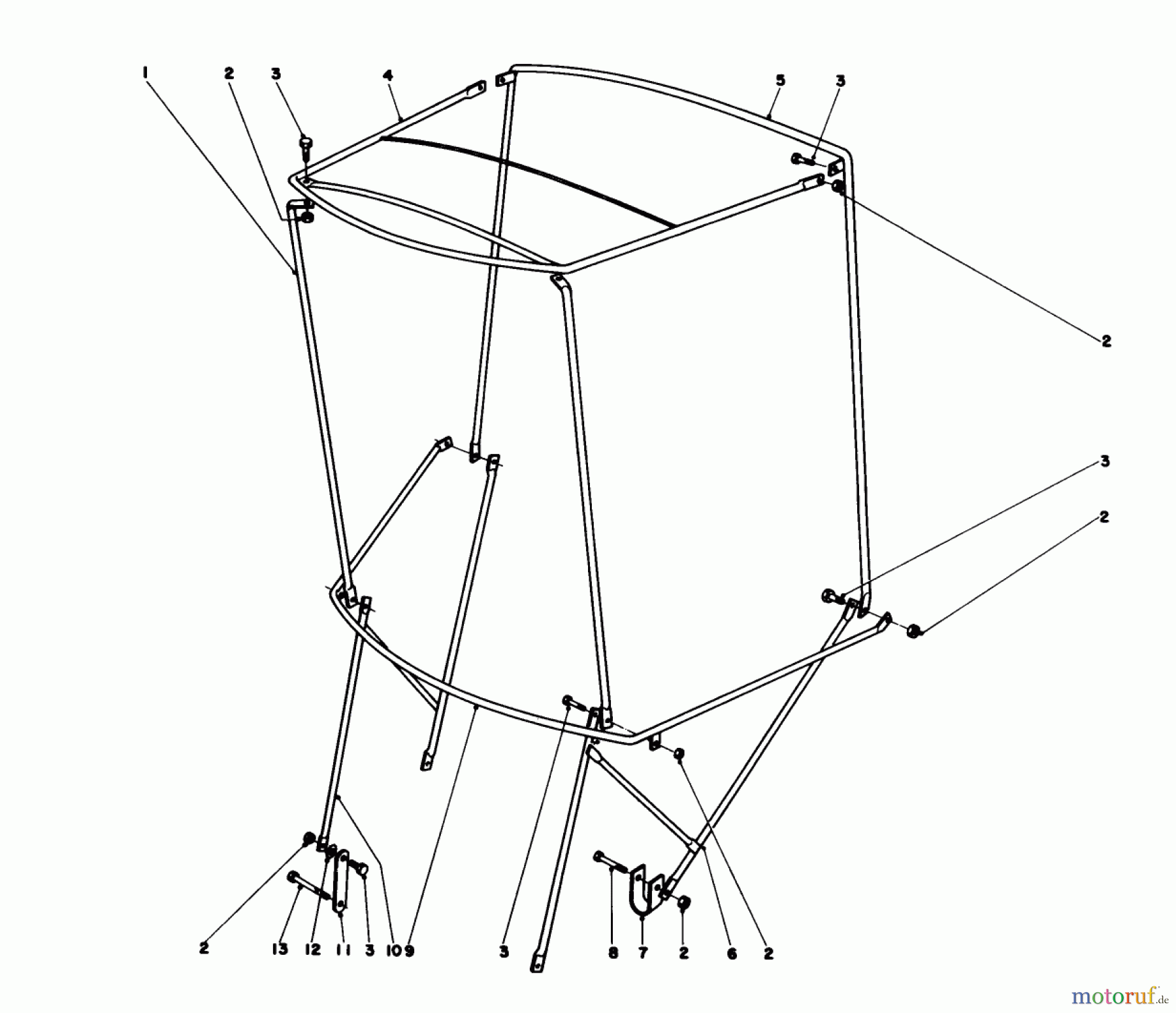 Toro Neu Snow Blowers/Snow Throwers Seite 1 31625 (524) - Toro 524 Snowthrower, 1977 (7000001-7999999) SNOW CAB ASSEMBLY MODEL 12-8100
