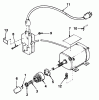 Toro 38040 (524) - 524 Snowthrower, 1984 (4000001-4999999) Ersatzteile STARTER MOTOR KIT-MODEL 38-7590 (OPTIONAL)