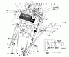 Toro 38040 (524) - 524 Snowthrower, 1986 (6000001-6999999) Ersatzteile HANDLE ASSEMBLY