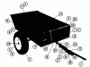Toro FS-36 - 36" Spreader, 1960 Ersatzteile LTD-24 DUMP TRAILER PARTS LIST