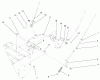 Toro 38051 (522) - 522 Snowthrower, 2000 (000000001-000999999) Ersatzteile LINKAGE AND TRACTION ASSEMBLY