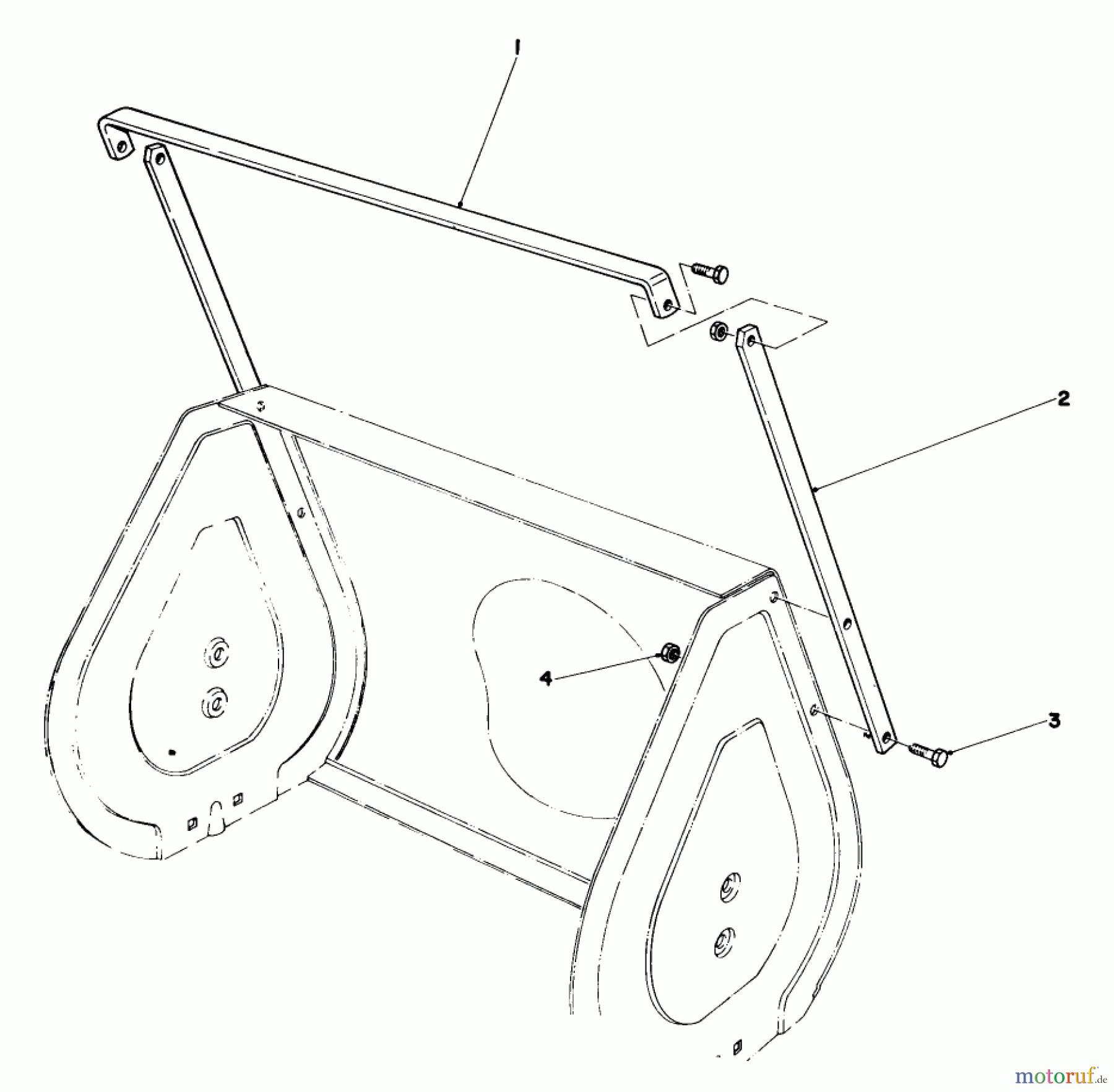 Toro Neu Snow Blowers/Snow Throwers Seite 1 38052 (521) - Toro 521 Snowthrower, 1984 (4000001-4999999) DRIFT BREAKER KIT NO. 37-7020 (OPTIONAL)