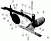 Toro FS-36 - 36" Spreader, 1960 Ersatzteile PARTS LIST FOR PP-8-A PLOW