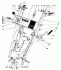 Toro 38056 (521) - 521 Snowthrower, 1985 (5000001-5999999) Ersatzteile HANDLE ASSEMBLY