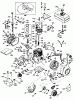 Toro 38073 (724) - 724 Snowthrower, 1996 (6900001-6999999) Ersatzteile ENGINE TECUMSEH MODEL HSK70-130282S