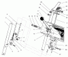 Toro 38073 (724) - 724 Snowthrower, 1998 (8900001-8999999) Ersatzteile HANDLE ASSEMBLY RIGHT SIDE