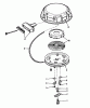 Toro 38080 (824) - 824 Snowthrower, 1980 (0000001-0999999) Ersatzteile REWIND STARTER NO. 590479