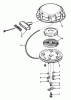 Toro 38080 (824) - 824 Snowthrower, 1984 (4000001-4999999) Ersatzteile REWIND STARTER NO. 590479