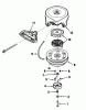 Toro 38085C (824) - 824 Snowthrower, 1987 (7000001-7999999) Ersatzteile REWIND STARTER NO. 590630