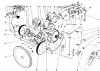 Toro 38085C (824) - 824 Snowthrower, 1987 (7000001-7999999) Ersatzteile TRACTION ASSEMBLY