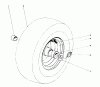 Toro 38095 (1132) - 1132 Snowthrower, 1980 (0000001-0999999) Ersatzteile WHEEL ASSEMBLY