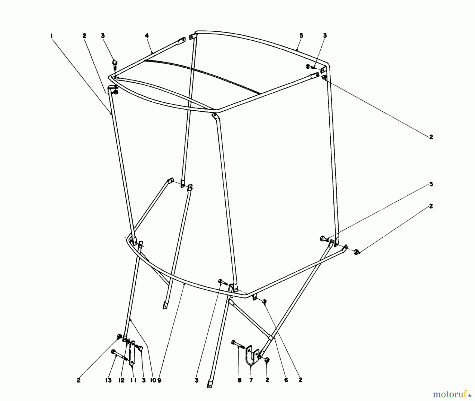  Toro Neu Snow Blowers/Snow Throwers Seite 1 38095 (1132) - Toro 1132 Snowthrower, 1981 (1000001-1999999) SNOW CAB ASSEMBLY (MODEL NO. 12-8100)
